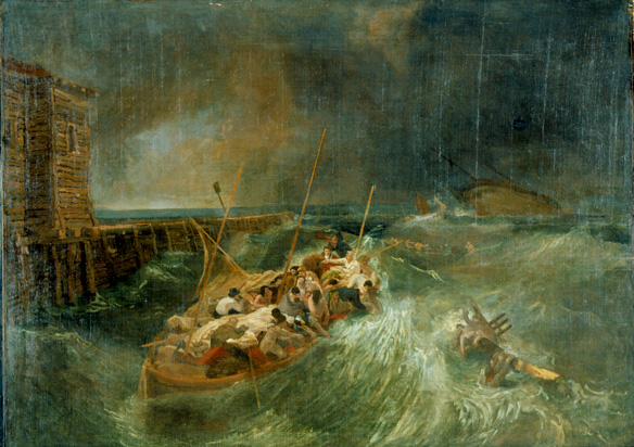 Shipwreck, the Rescue — full painting