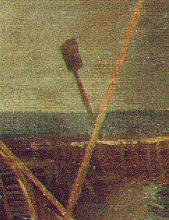 The signature on the painting